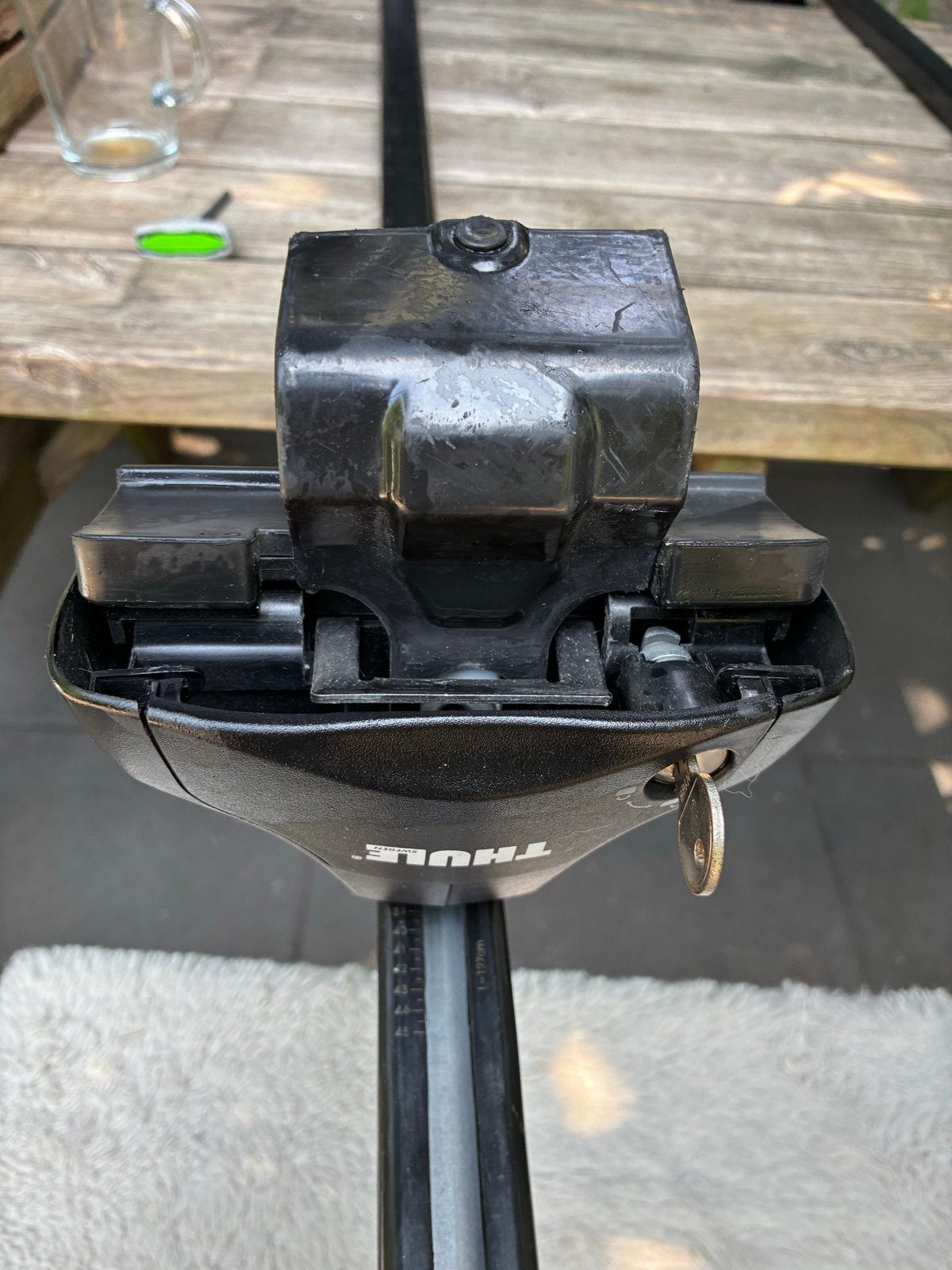 Thule dakdragers met sloten - Product ID 54/460, Auto diversen, Ophalen, Gebruikt