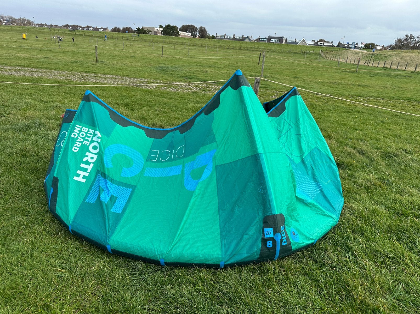 North Dice 8 m kite, Ophalen, Gebruikt, 8 m², Geen board
