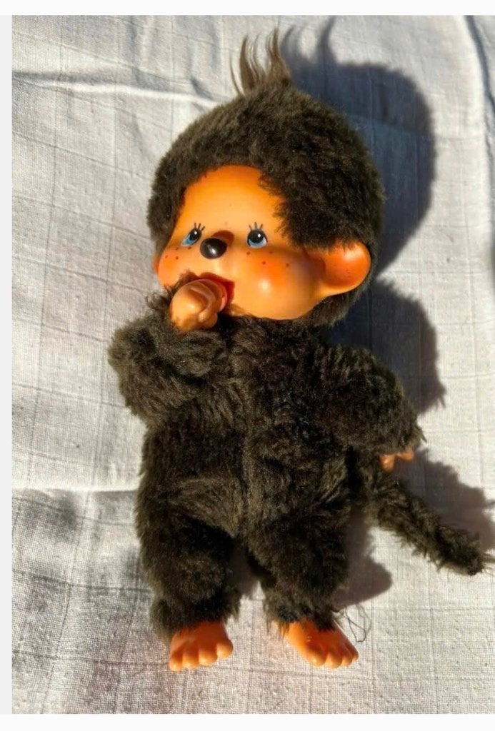 Vintage Aapje Japan Monchhichi Sekiguchi 1974, Ophalen of Verzenden, Zo goed als nieuw, X, Pop