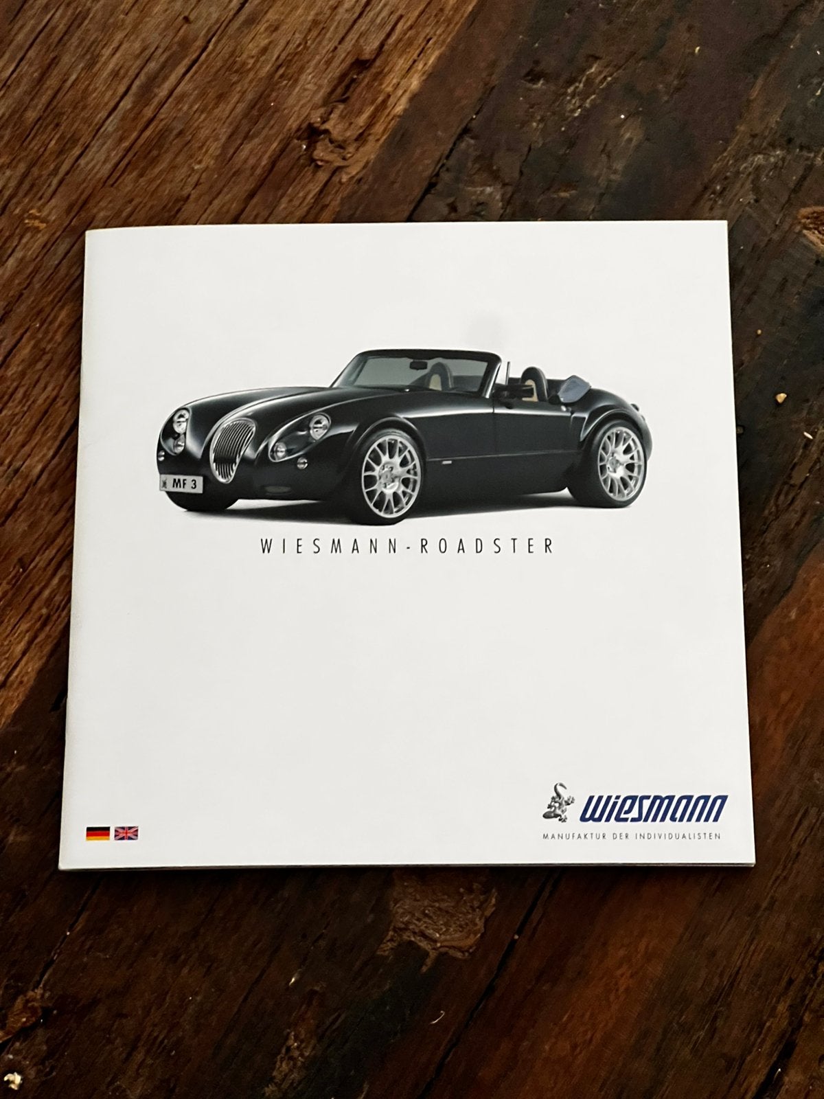 Wiesmann Roadster MF3 – originele brochure / boekje, Ophalen of Verzenden, Zo goed als nieuw, Overige merken