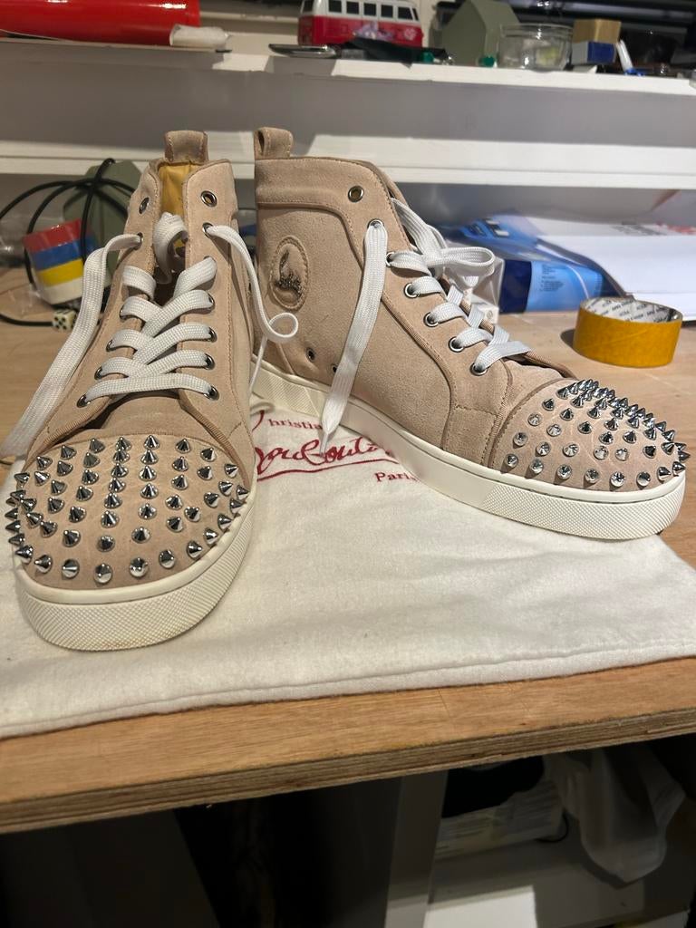 Christian Louboutin high sneakers maat 44, Kleding | Heren, Schoenen, Ophalen of Verzenden, Zo goed als nieuw, Overige kleuren