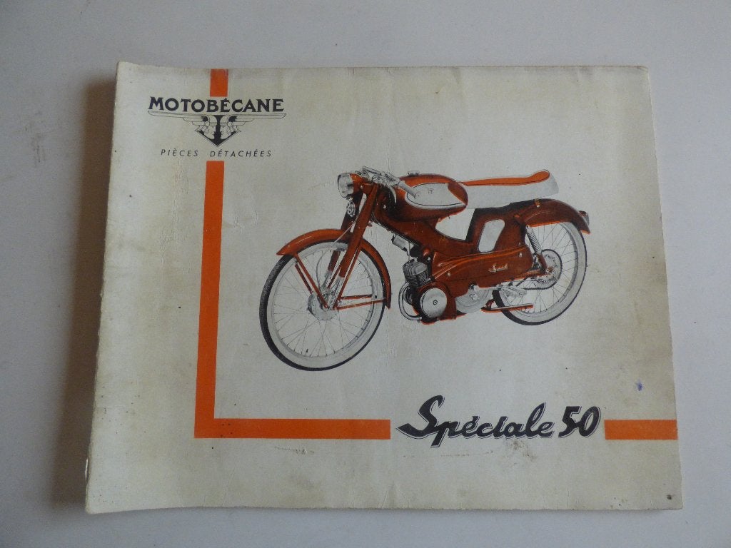 MOTOBECANE MOBYLETTE TYPE SPéCIALE 50 ONDERDELENLIJST, Ophalen of Verzenden, Gebruikt