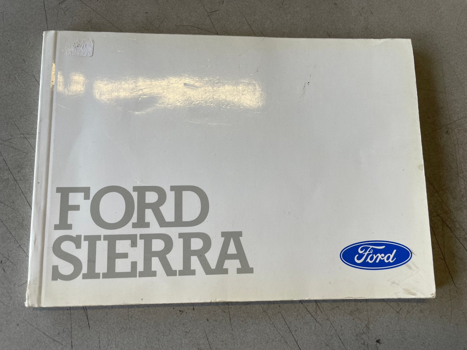 Zgan handleiding en Folder Ford Sierra Cosworth, Ophalen of Verzenden