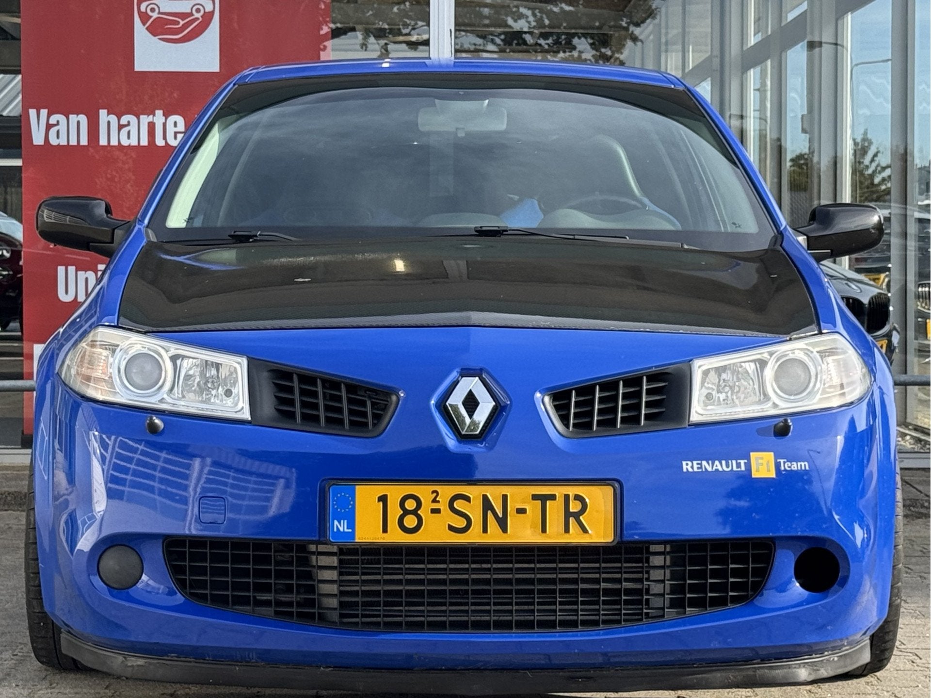 Renault Mégane 2.0-16V T RS | UNIEK! | RECARO! | 18' LM!, Auto's, Voorwielaandrijving, Zwart, 4 cilinders, Blauw