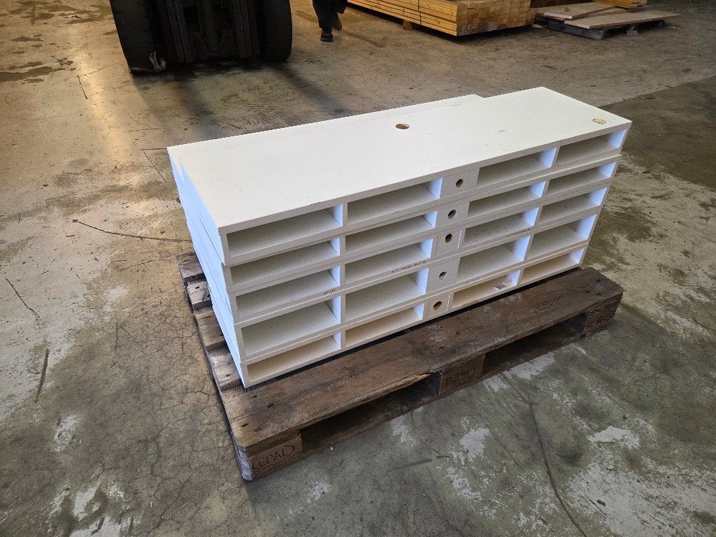 Kastjes van multiplex, Huis en Inrichting, Ophalen, Zo goed als nieuw, 25 tot 50 cm, 50 tot 100 cm