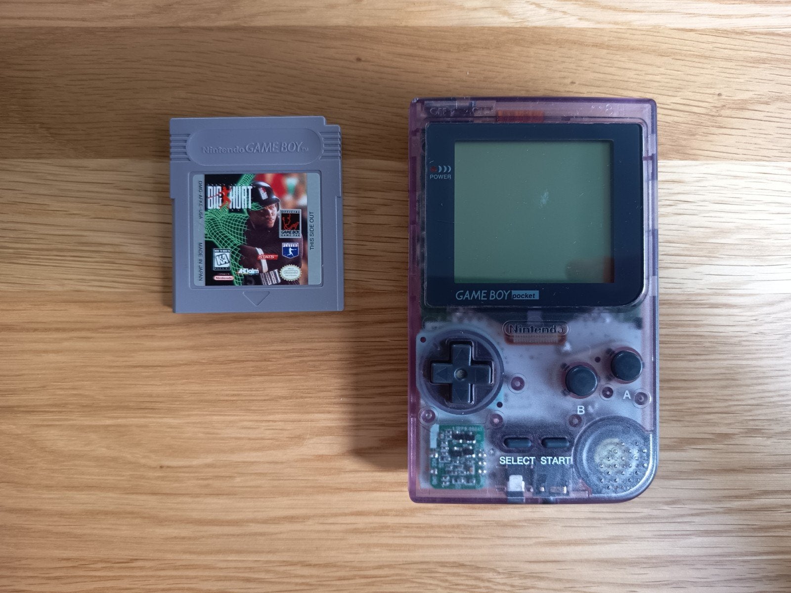 Zeldzame Japanse Atomic Purple Game Boy Pocket + GRATIS spel, Spelcomputers en Games, Ophalen of Verzenden, Game Boy Pocket