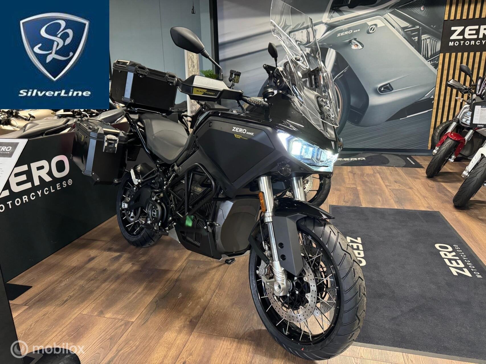 Zero Motorcycles DSR/X Black Forest nu met € 2500,- kortin, Bedrijf, Handvatverwarming, Meer dan 35 kW, Toermotor