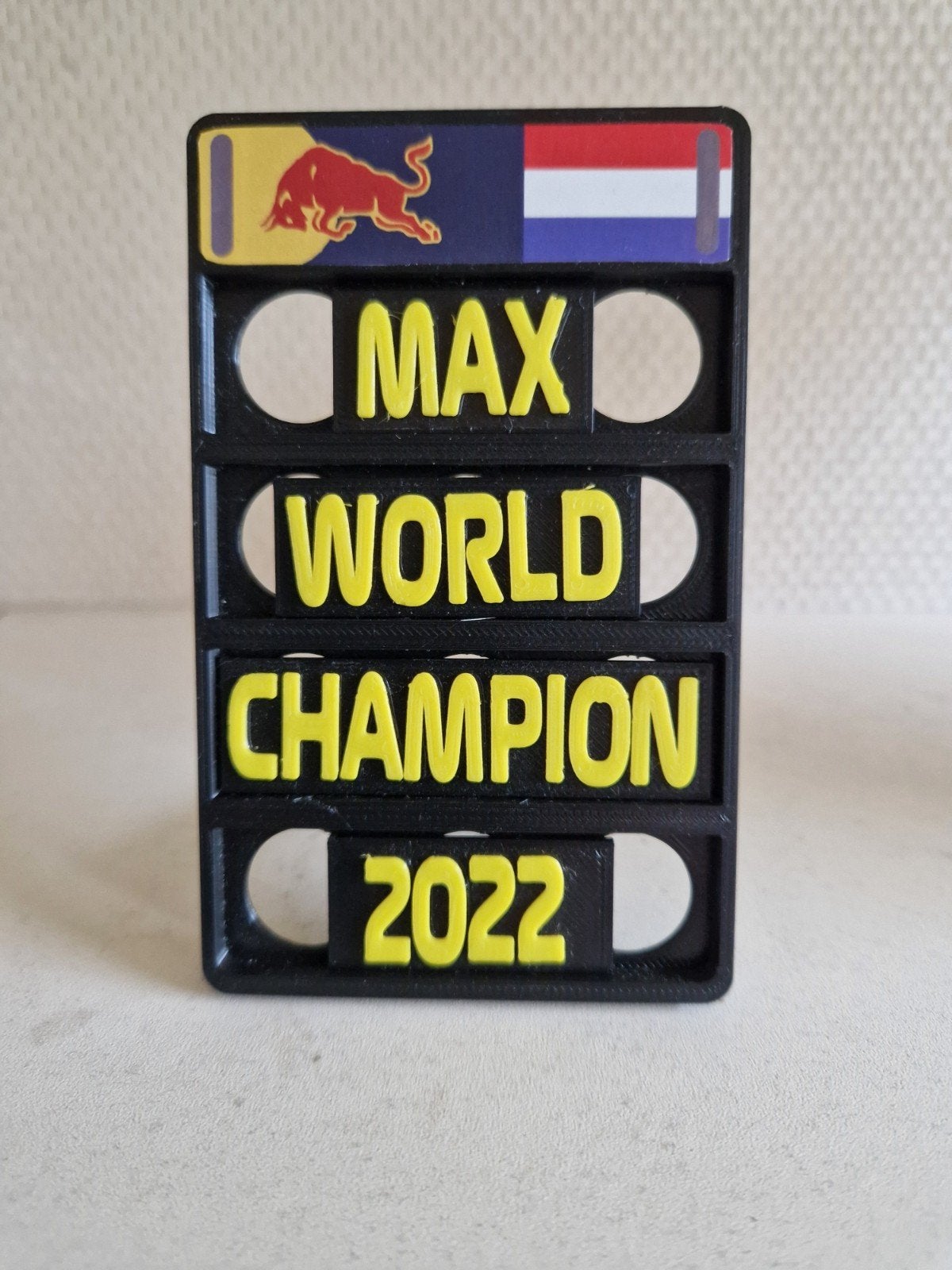 Te koop een max verstappen pitbortje world shampion 2022, Verzenden, Nieuw, Formule 1