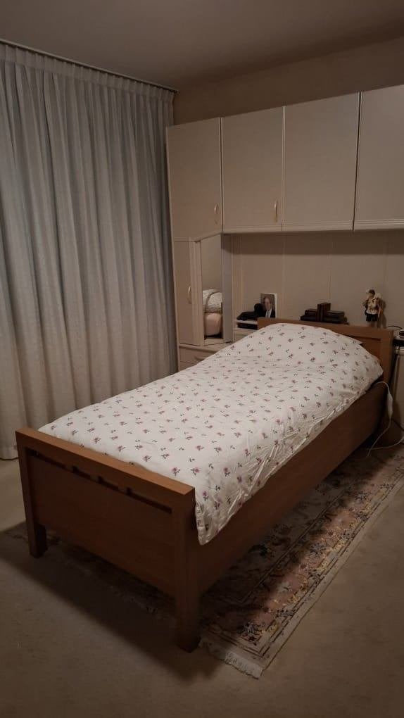 Electrisch seniorenbed met nieuw matras 90X200, Ophalen, 90 cm, Eenpersoons, Zo goed als nieuw