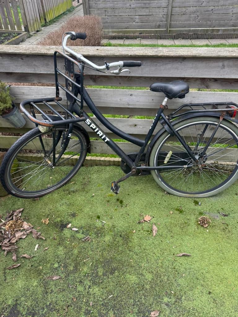 Opkanp fiets, Fietsen en Brommers, Fietsen | Dames | Omafietsen, 56 cm of meer, Ophalen, Gebruikt, Versnellingen