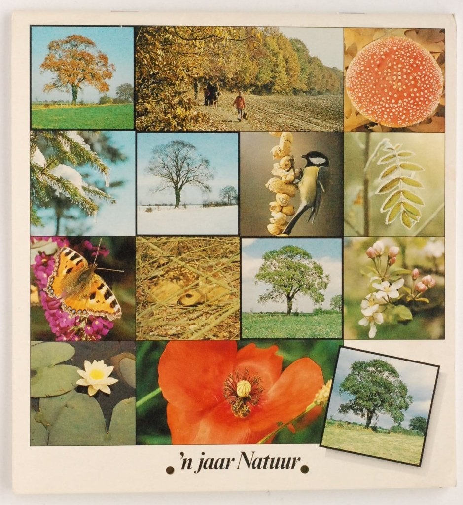 Twaalf maanden natuur - Kalender 1984, Verzenden, Zo goed als nieuw, Natuur algemeen