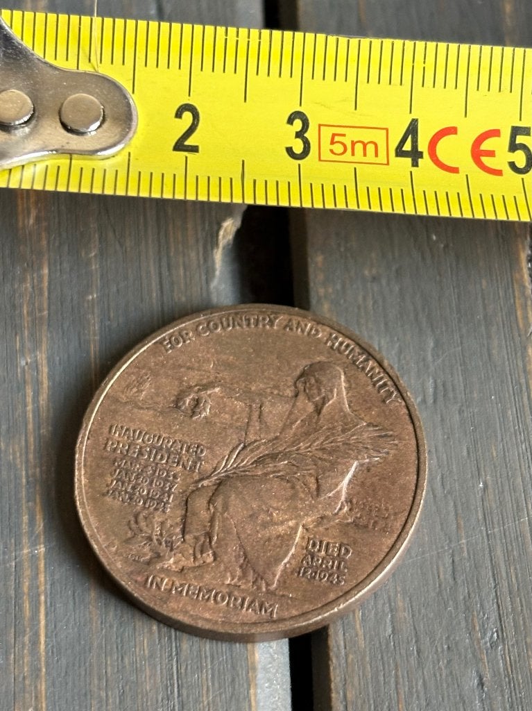 Penning President Roosevelt, Ophalen of Verzenden, Overige materialen, Buitenland