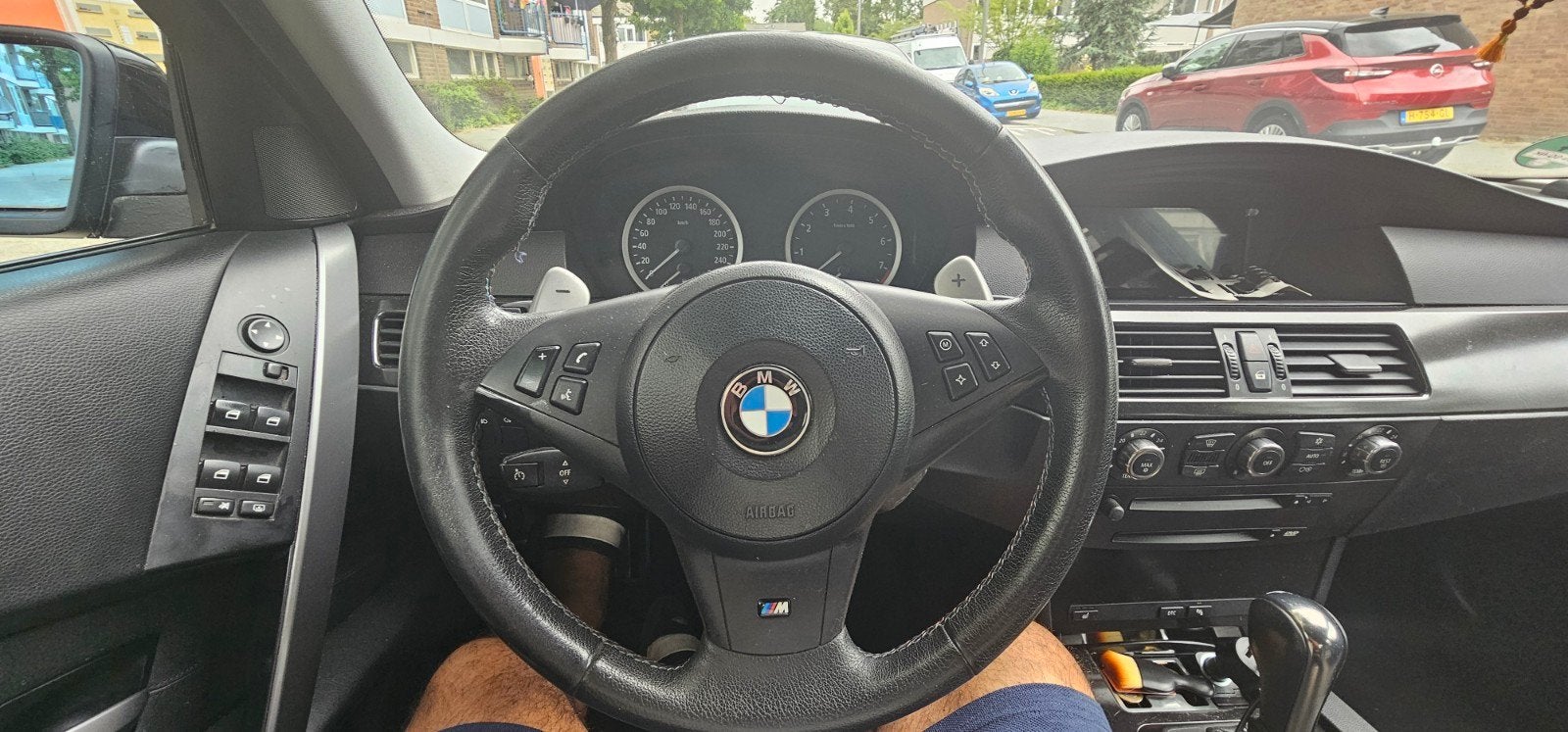 BMW E60 M5 ORIGINEEL MET FLIPPERS EN AIRBAG PRE-FACELIFT, Ophalen of Verzenden, Gebruikt, BMW