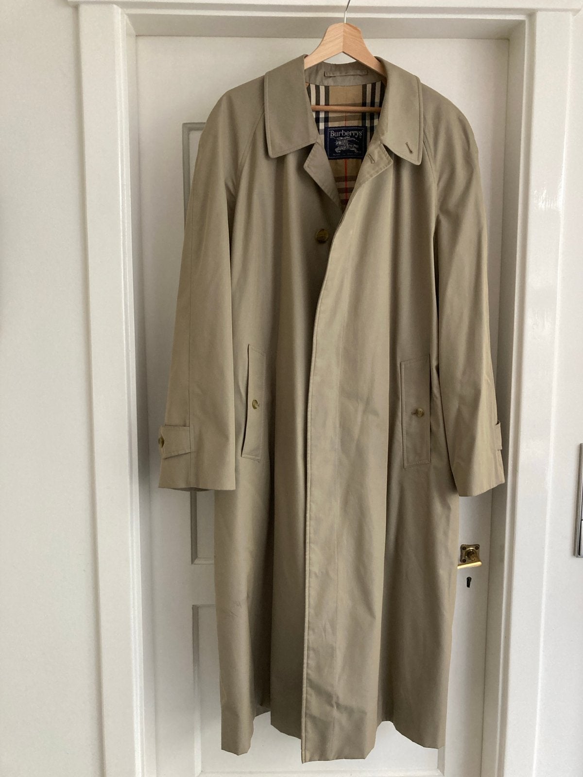 Burberry's London Trenchcoat Beige Maat  onbekend., Ophalen of Verzenden, Gedragen, Beige