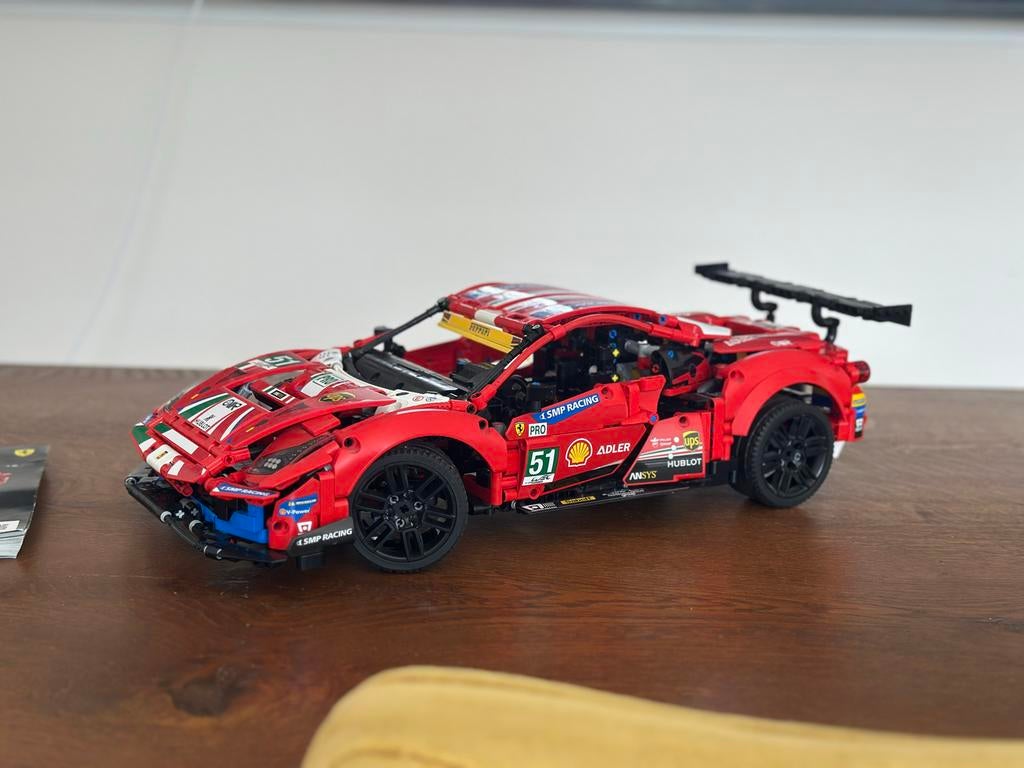 Lego Ferrari 488 GTE, Overige merken, Gebruikt, Auto, Groter dan 1:32