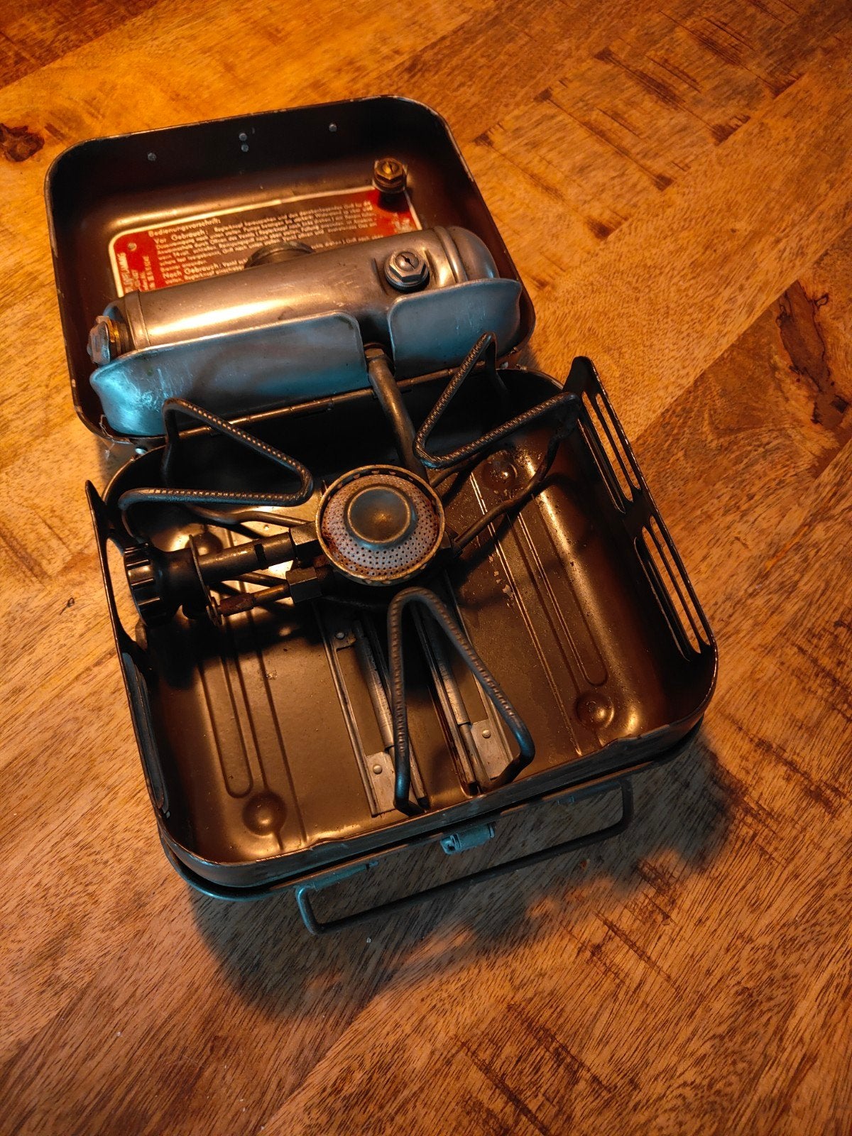 Vintage Enders Benzine Camping Kooktoestel No. 9061, Ophalen, Gebruikt