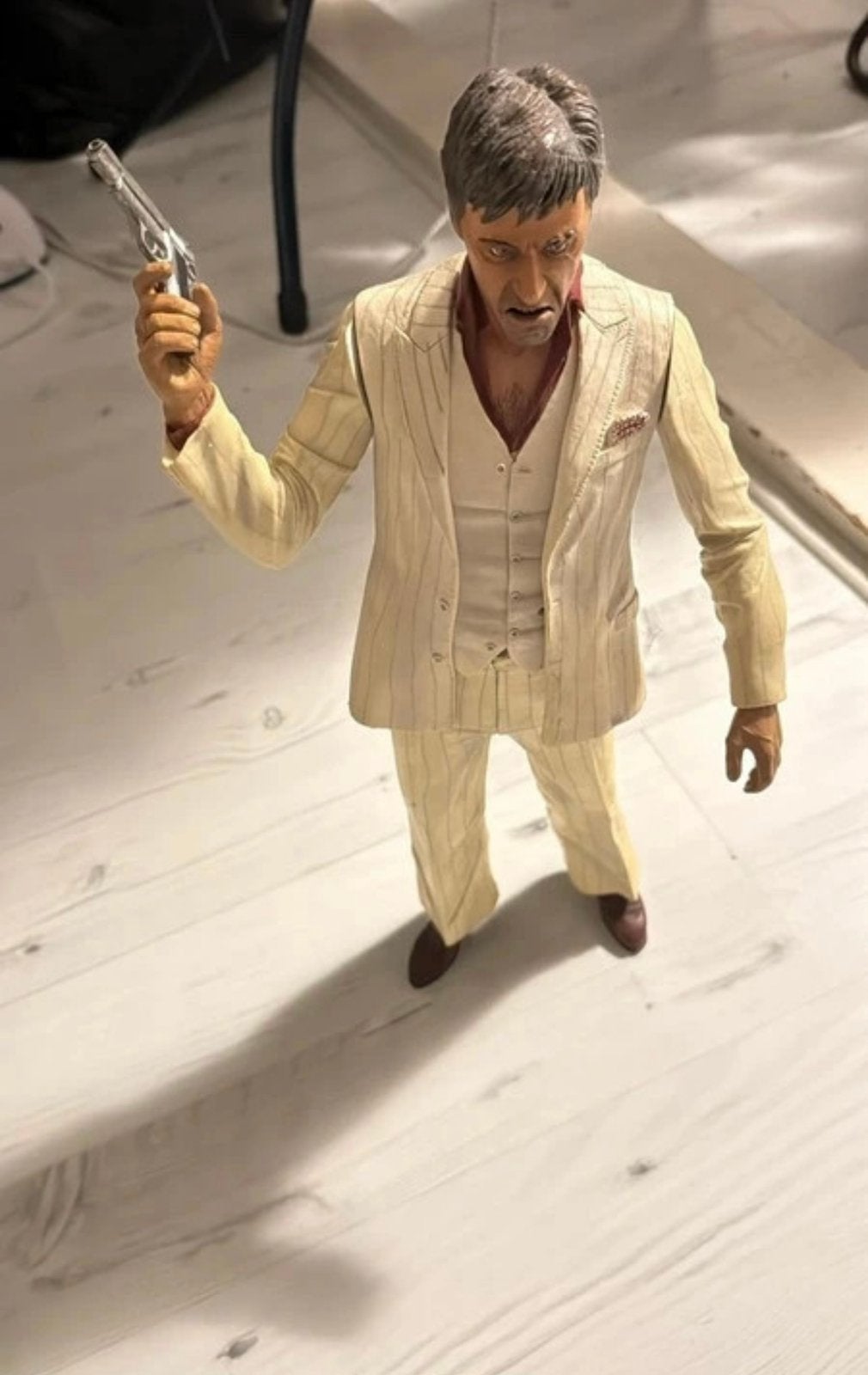 Tony Montana Scarface Actiefiguur Collector Item Jaren '90, Verzamelen, Ophalen of Verzenden, Gebruikt