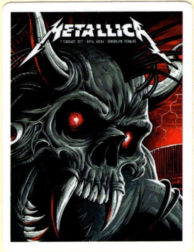 Metallica sticker #15, Verzamelen, Verzenden, Nieuw, Foto of Kaart