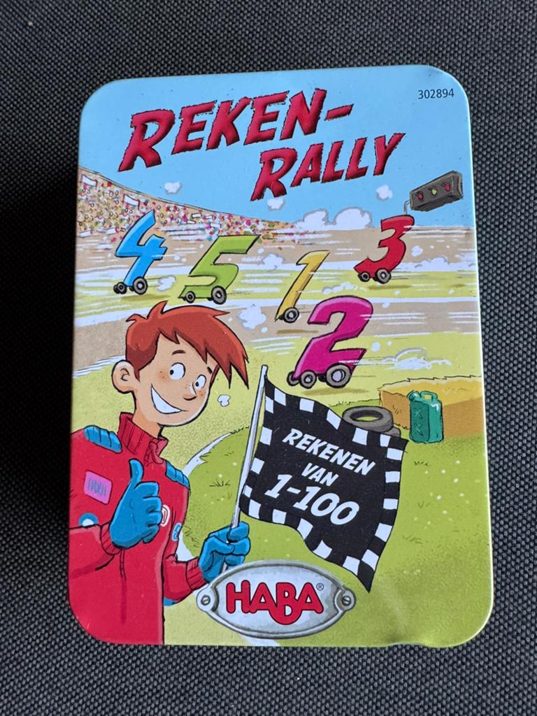 Reken rally Haba, Kinderen en Baby's, Speelgoed | Educatief en Creatief, Ophalen of Verzenden, Zo goed als nieuw