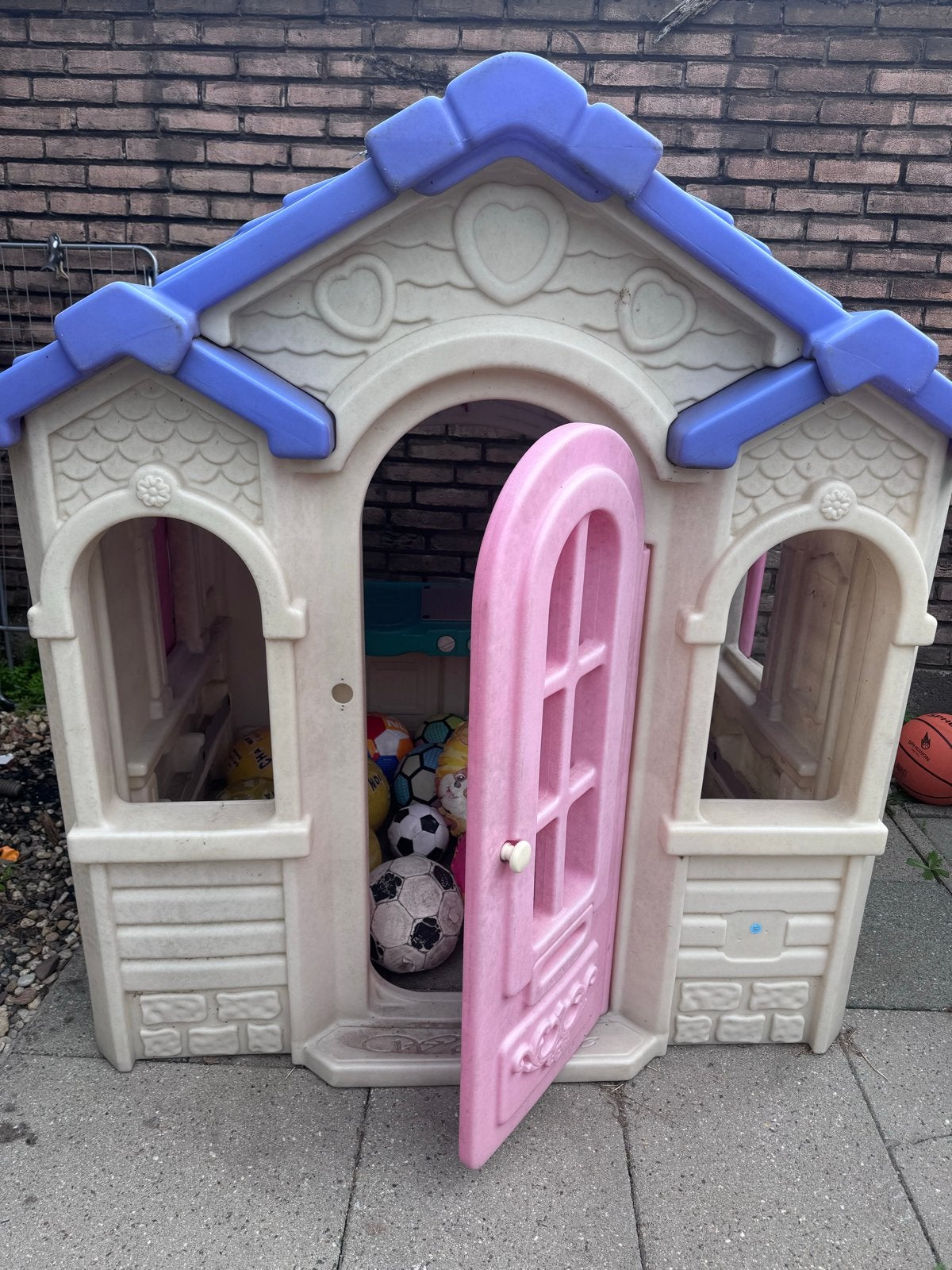 Leuk speelhuisje voor kinderen - plastic, Ophalen, Gebruikt, Plastic