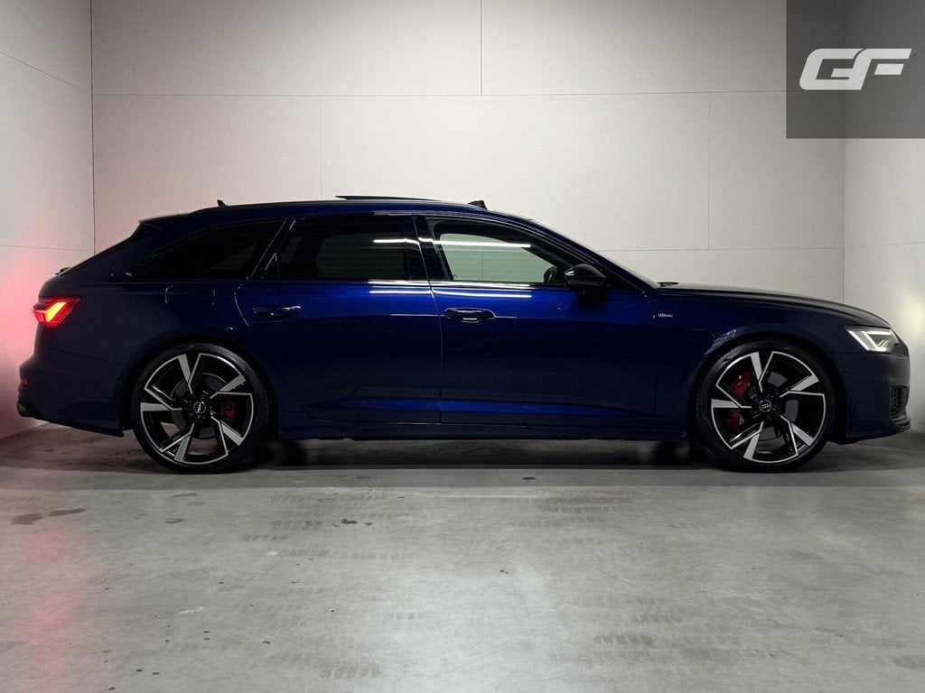 Audi A6 Avant 55 TFSIe Quattro Competition Pano ACC Memory C, Auto's, Audi, Automaat, Gebruikt, Zwart, 4 cilinders