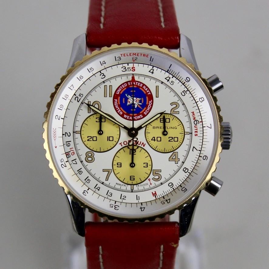 Breitling Navitimer - D30022 - Top Gun, Staal, Breitling, Polshorloge, Breitling