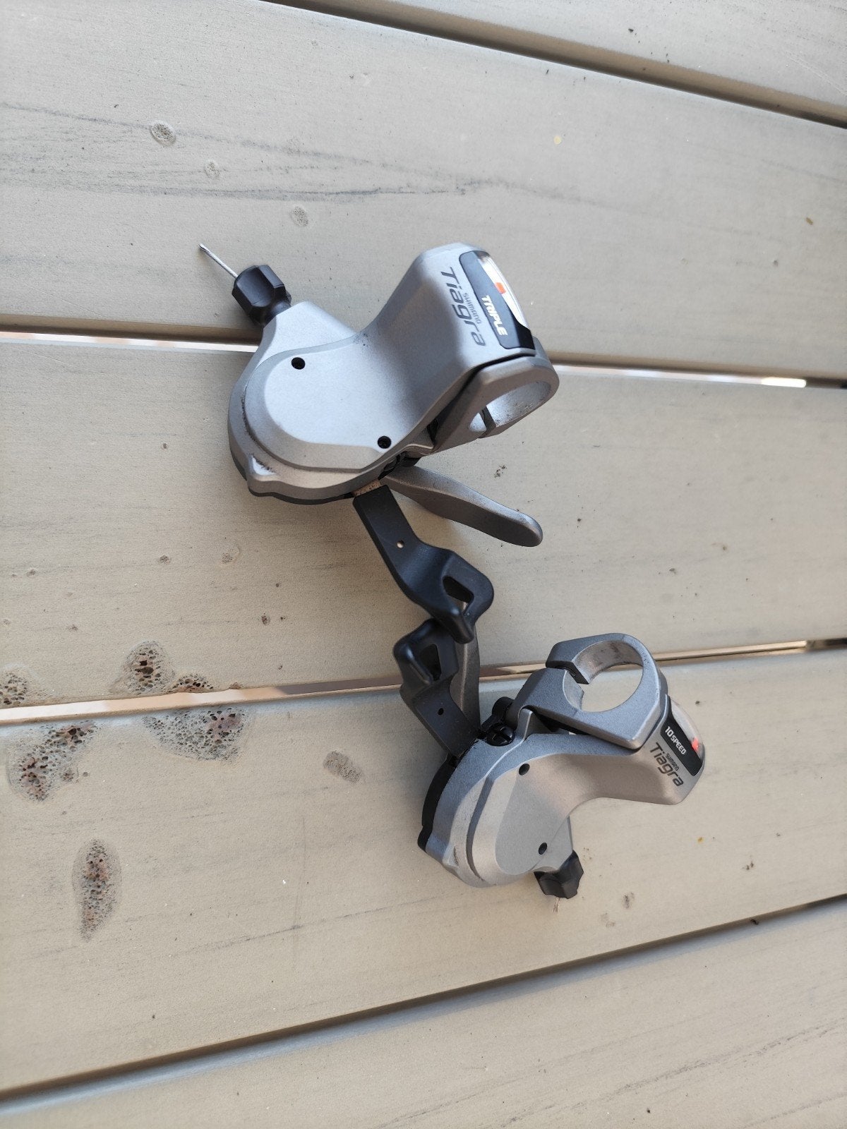 Shimano Tiagra 3x10 Shifters - Compatibel met Ultegra-6700, Gebruikt, Overige typen, Kunststof, Ophalen of Verzenden