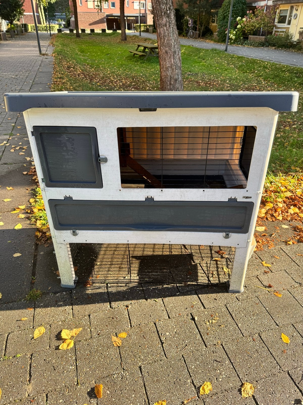 Konijnenhok ferplast, Dieren en Toebehoren, Ophalen, 90 cm of meer, Hok, 110 cm of meer