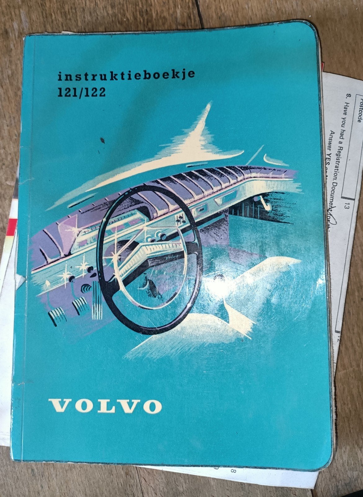 Volvo amazon instructie boek origineel nederlands, Ophalen