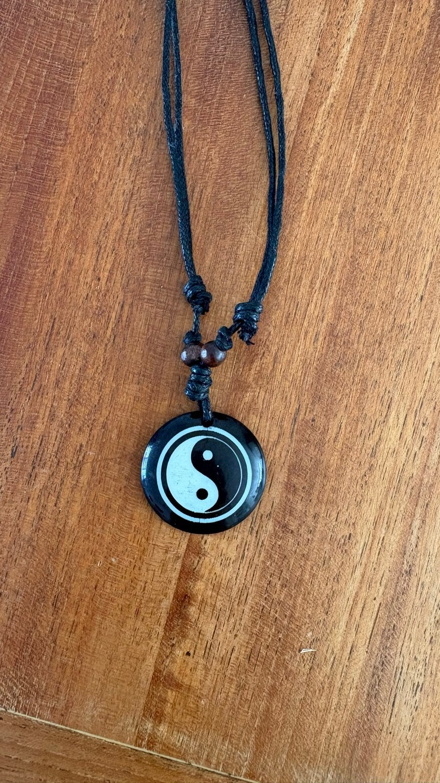Nieuwe Yin Yang Hanger met Verstelbaar Koord, Overige materialen, Verzenden, Zwart, Nieuw