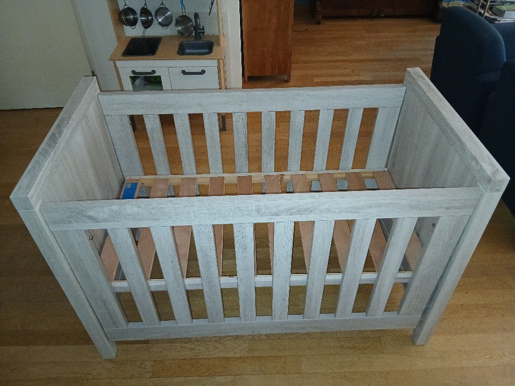 Peuter bedje, Ophalen, Gebruikt, 70 tot 85 cm, Lattenbodem