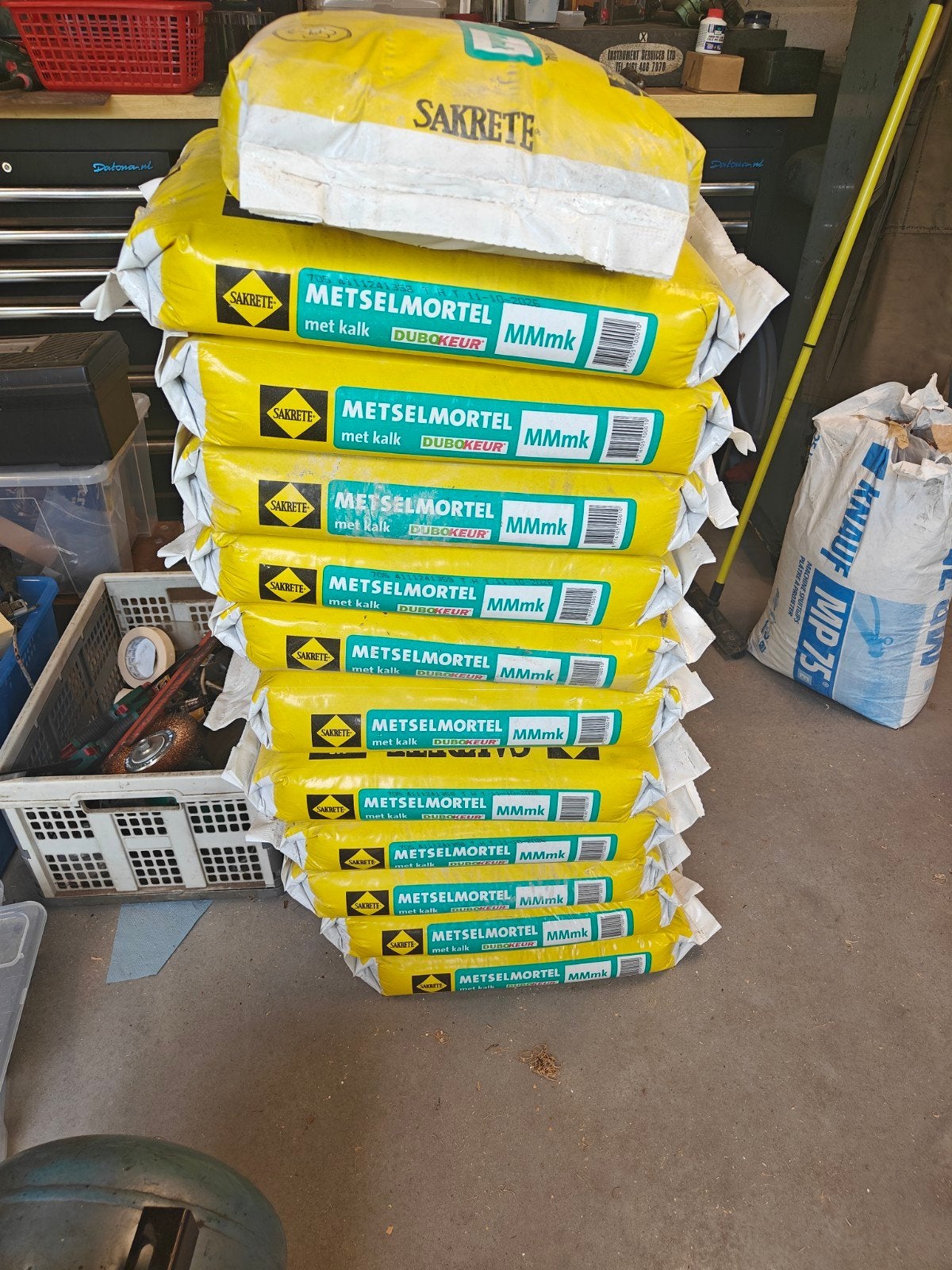Sakrete Metselmortel met kalk (MMmk), Doe-het-zelf en Verbouw, Metselstenen, Ophalen, Overige typen