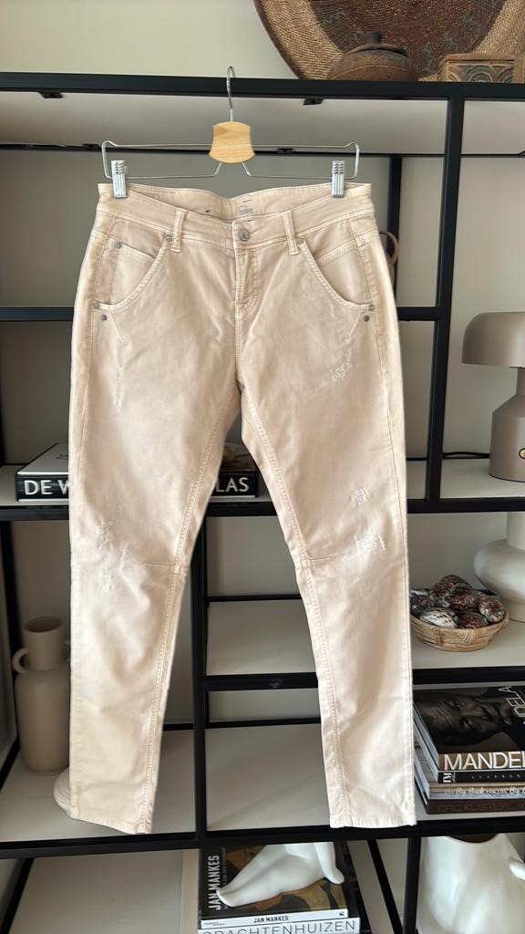 Cambio jeans nude tint maat 40 zgan stretch broek, Maat 38/40 (M), Beige, Ophalen of Verzenden, Zo goed als nieuw