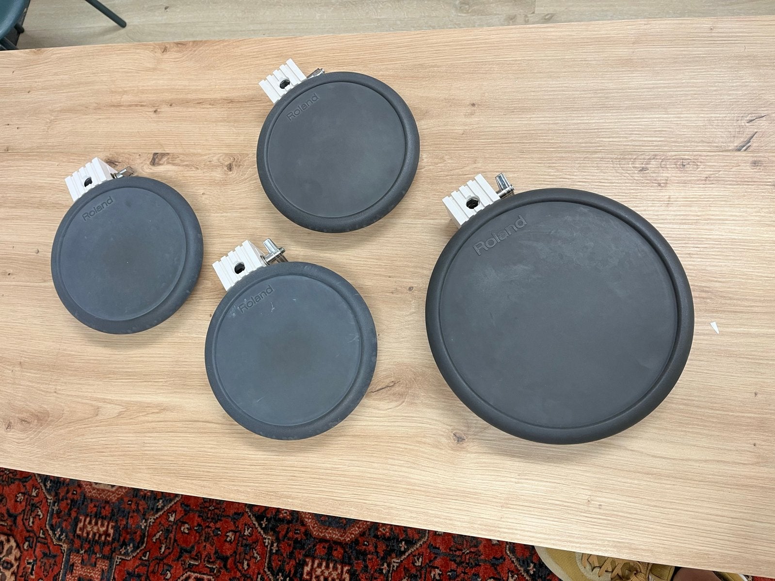 Roland PD-7 en PD-9 V-Drums pads - Elektronische drum pads, Ophalen of Verzenden, Gebruikt, Roland, Elektronisch