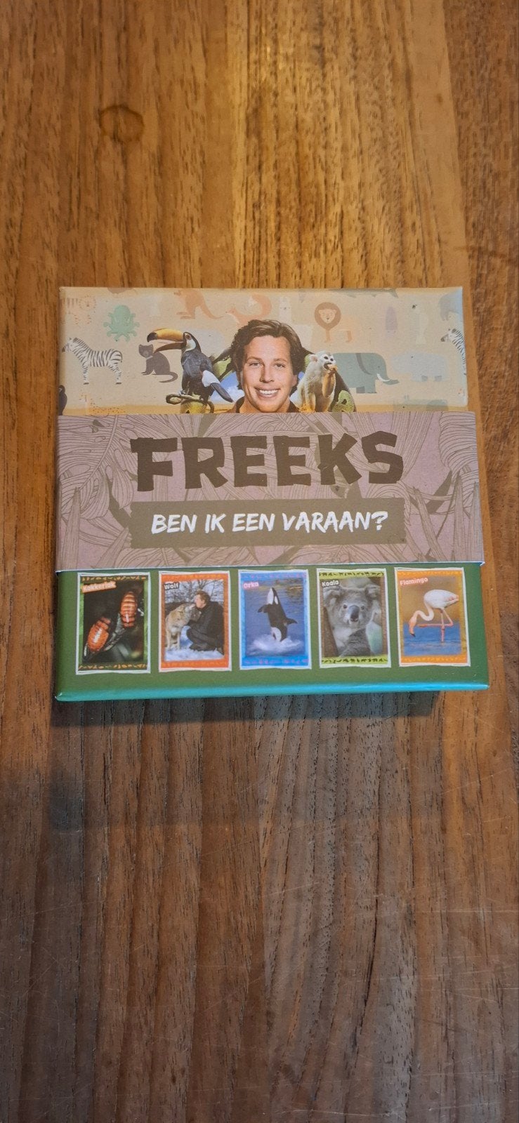 Freek's Ben ik een Varaan? - Educatief Dierenspel, Drie of vier spelers, Ophalen of Verzenden, Gebruikt, Studio Freeks