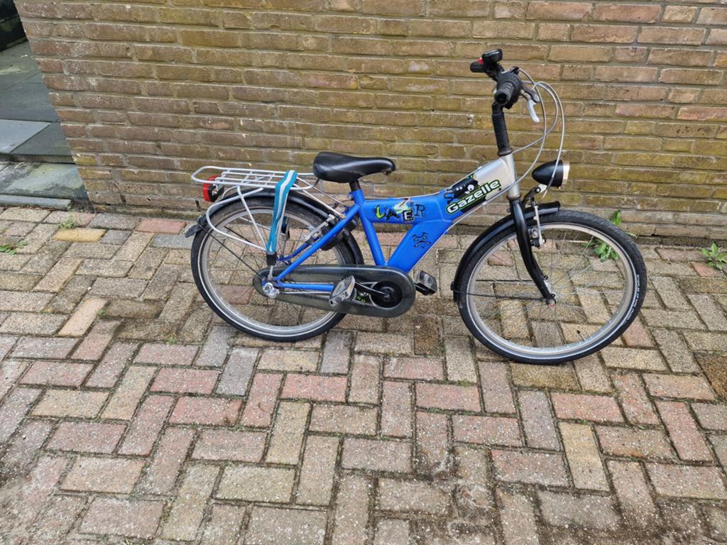 Gazelle Laser jongens 22 inch, Fietsen en Brommers, Fietsen | Jongens, Ophalen, Gebruikt, 22 inch