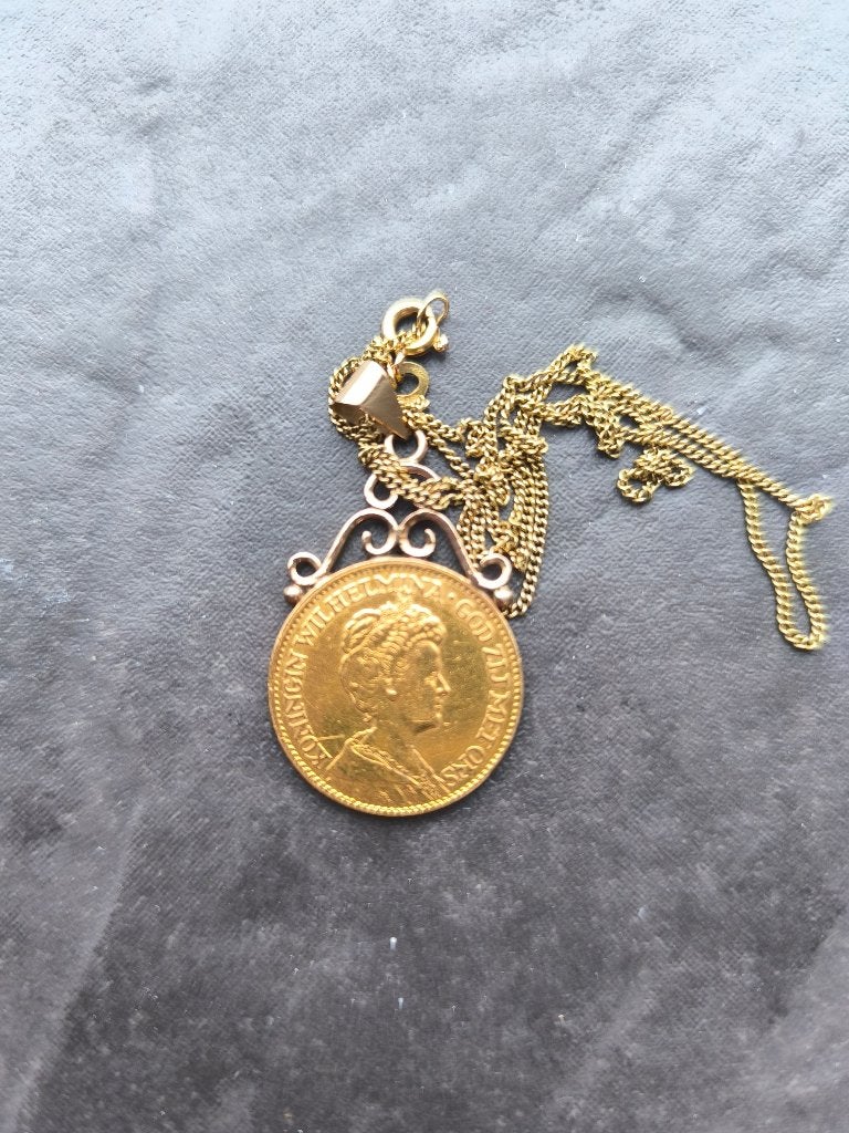 Munt, Ophalen, Setje, Koningin Wilhelmina, Goud