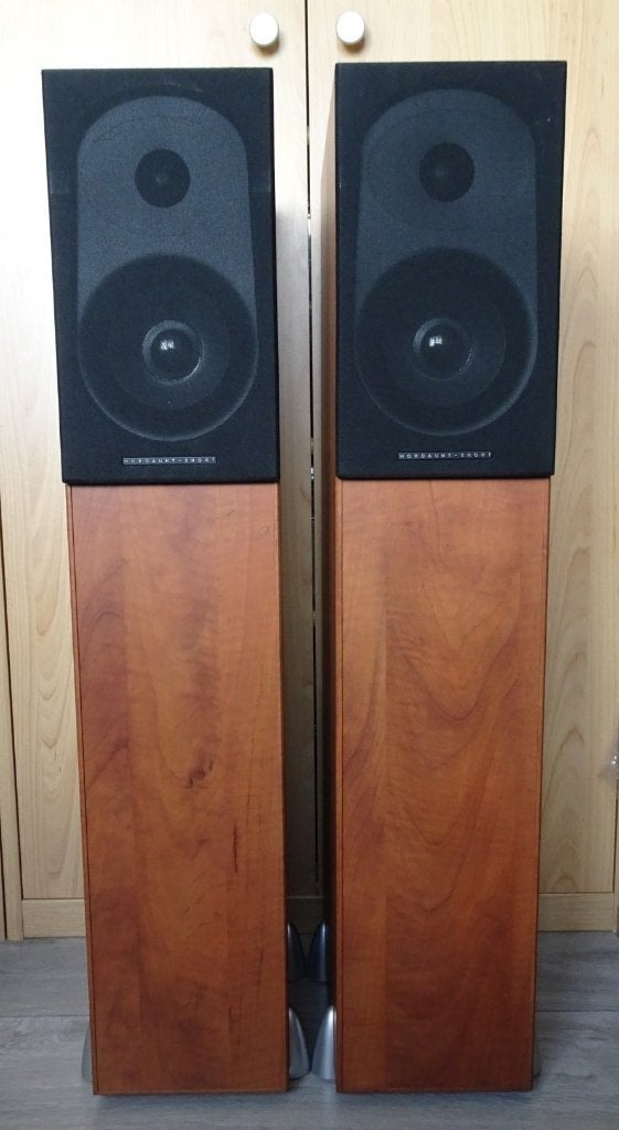 Mordaunt-Short Avant-904i speakers, Ophalen, Vloerstaande luidspreker, Zo goed als nieuw, 60 tot 120 watt