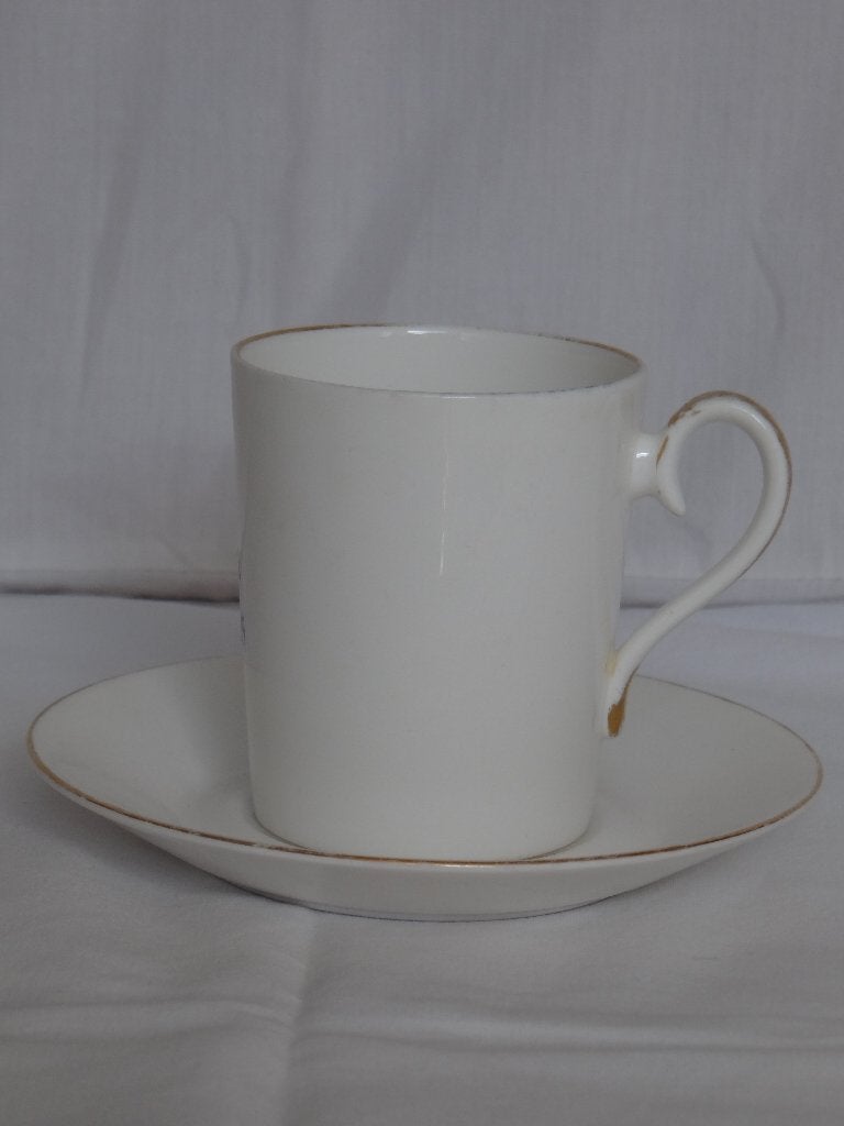 Royal Albert Val D'or koffiekopje schotel bone china vintage, Verzamelen, Porselein, Kristal en Bestek, Ophalen of Verzenden, Zo goed als nieuw