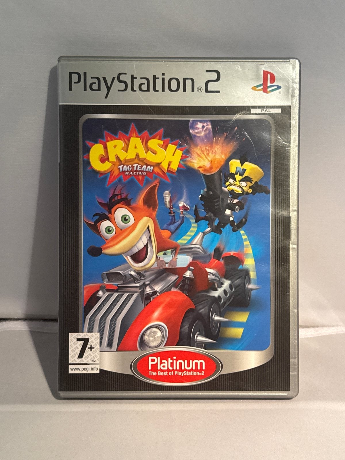 Crash Tag Team Racing PS2, Gebruikt, Racen en Vliegen, 2 spelers, Eén computer