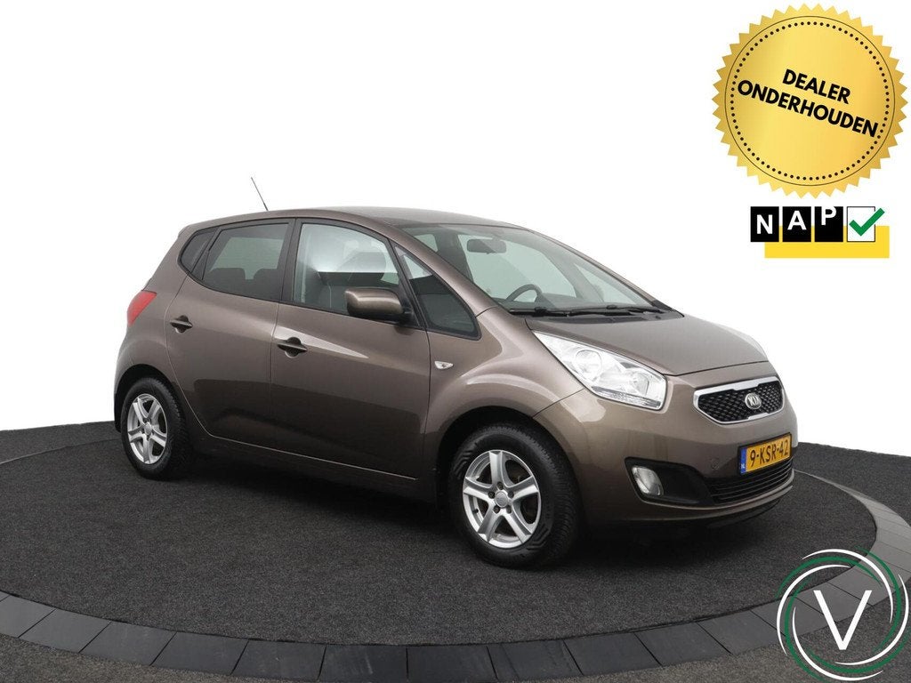 Kia Venga 1.4 CVVT Plus Pack|CAM|NAVI|DEALER OND|NAP, Auto's, Kia, Voorwielaandrijving, Euro 5, Gebruikt, 4 cilinders