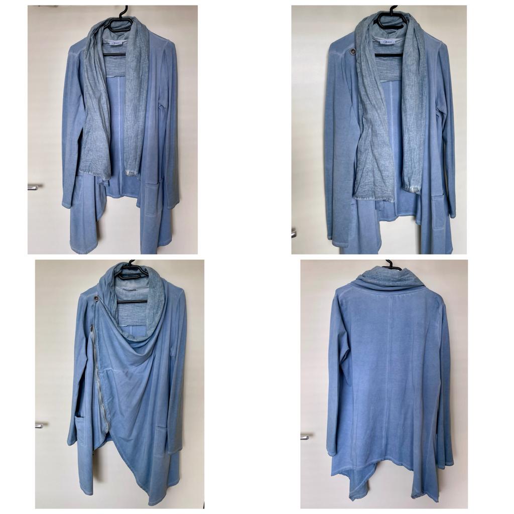 Blauw vest zozo 42, Kleding | Dames, Ophalen of Verzenden, Zo goed als nieuw, Maat 42/44 (L), Blauw
