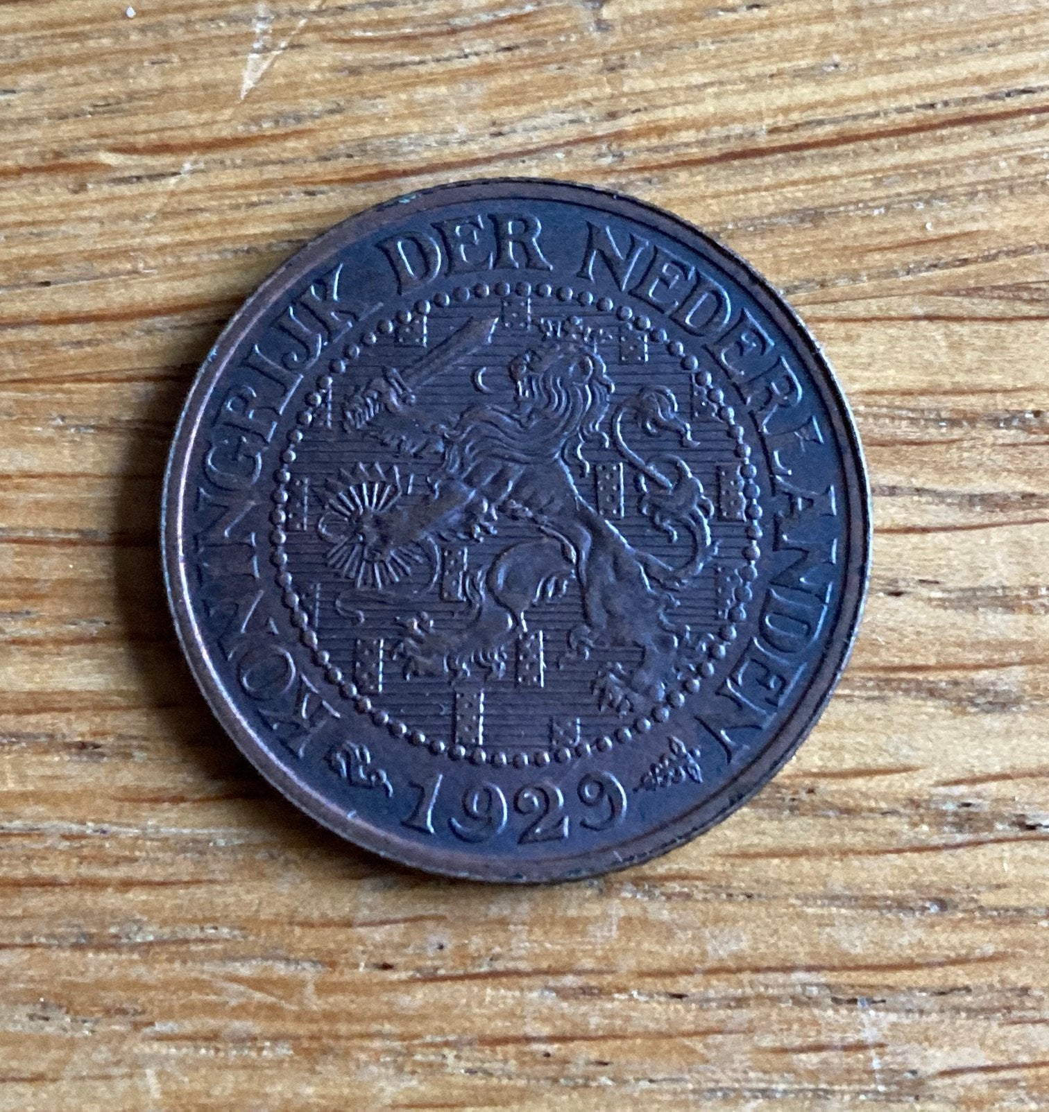21/2 cent 1929 Wilhelmina 2,5 cent, Ophalen of Verzenden, Koningin Wilhelmina, Losse munt