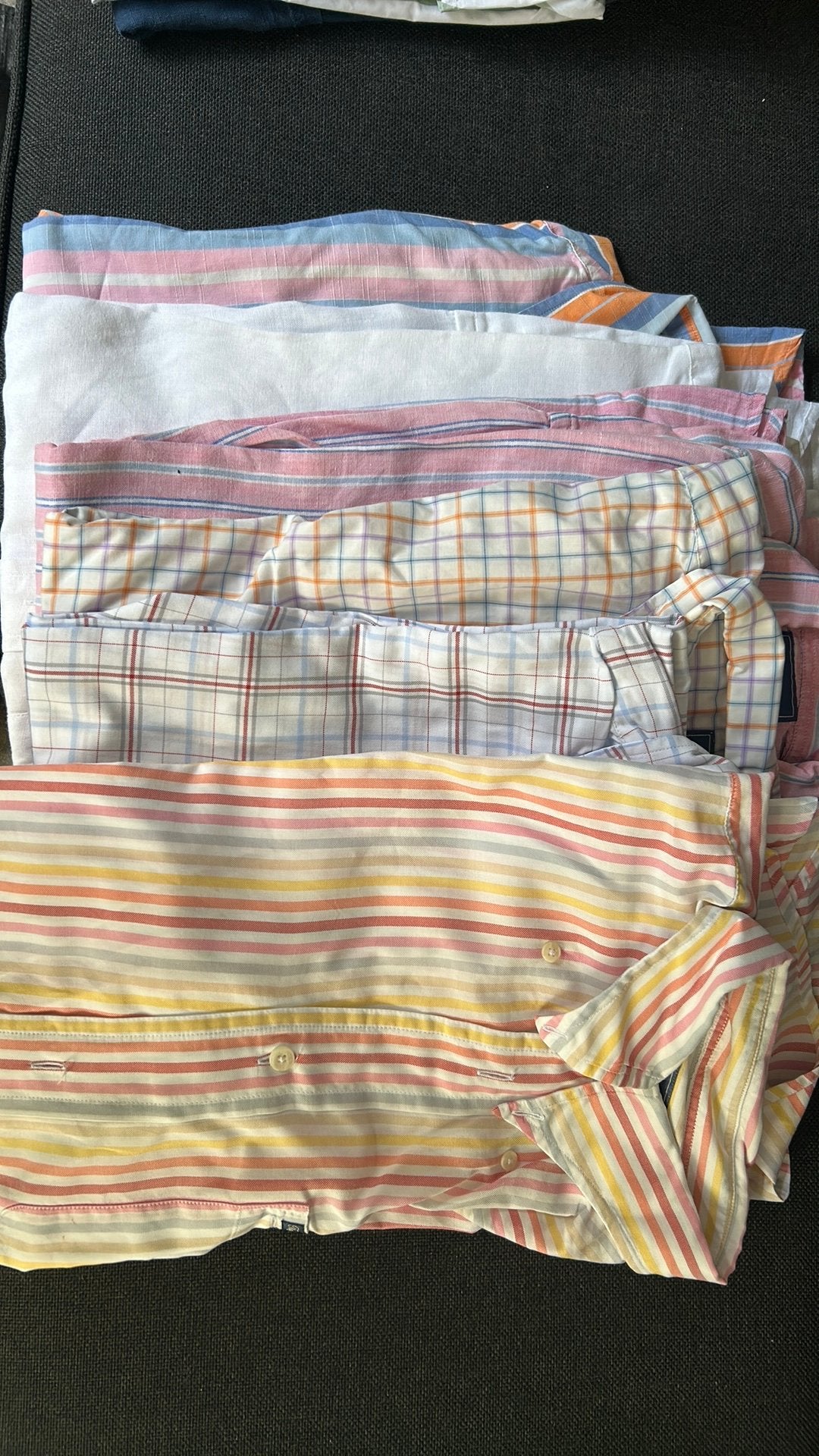 6x Faconnable overhemd maat M, Kleding | Heren, Ophalen, Zo goed als nieuw, Blauw, Halswijdte 41/42 (L)
