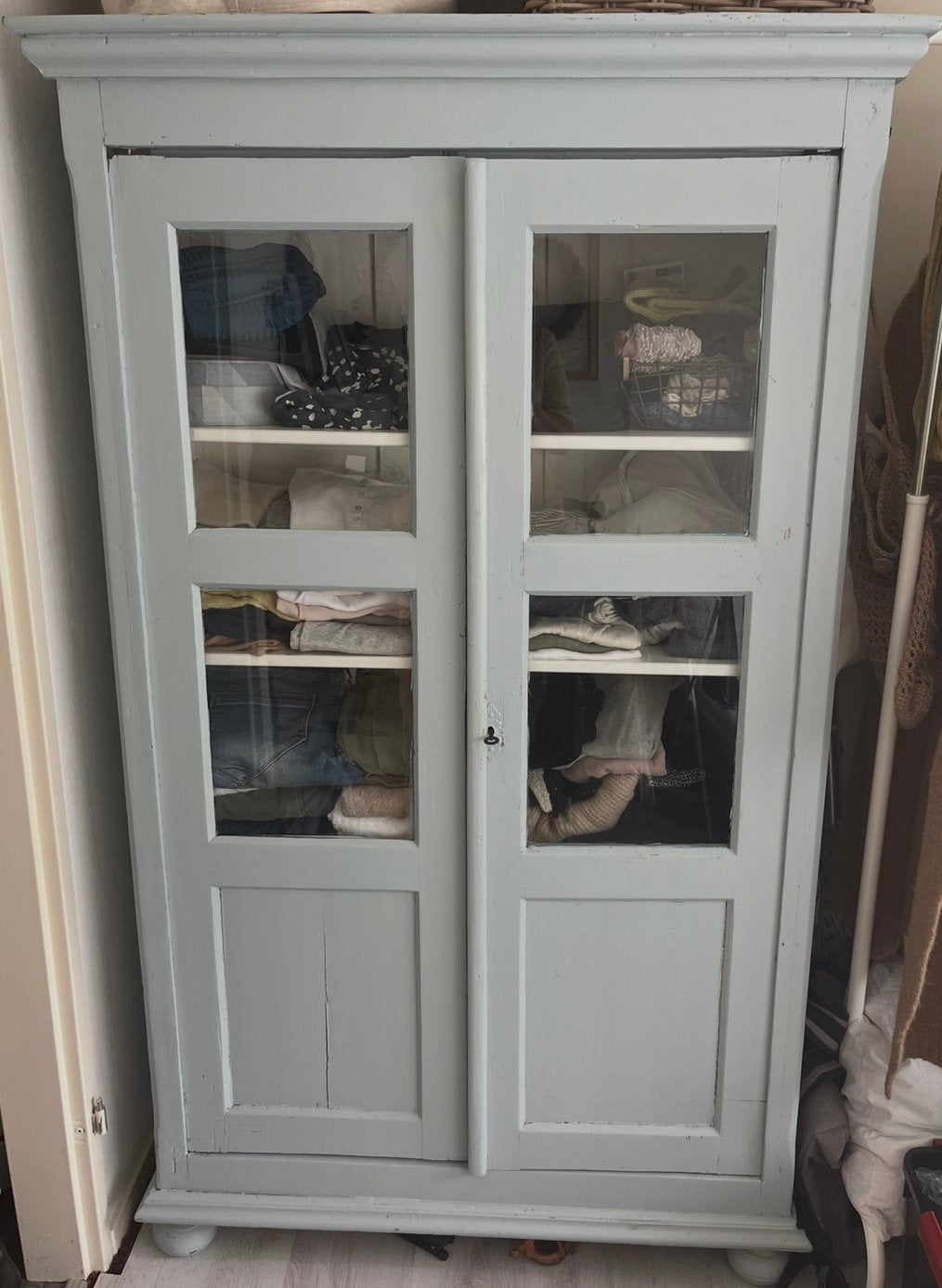 Brocante kast, Ophalen of Verzenden, Gebruikt