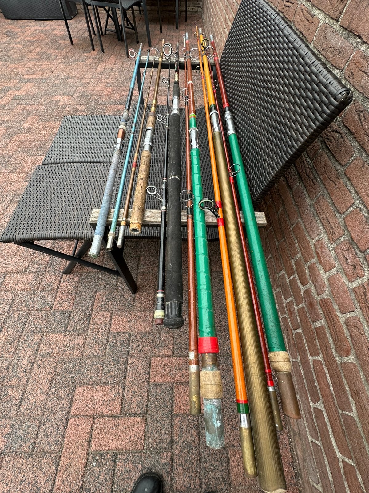 6 oude zeehengels, Ophalen, Gebruikt, Overige typen