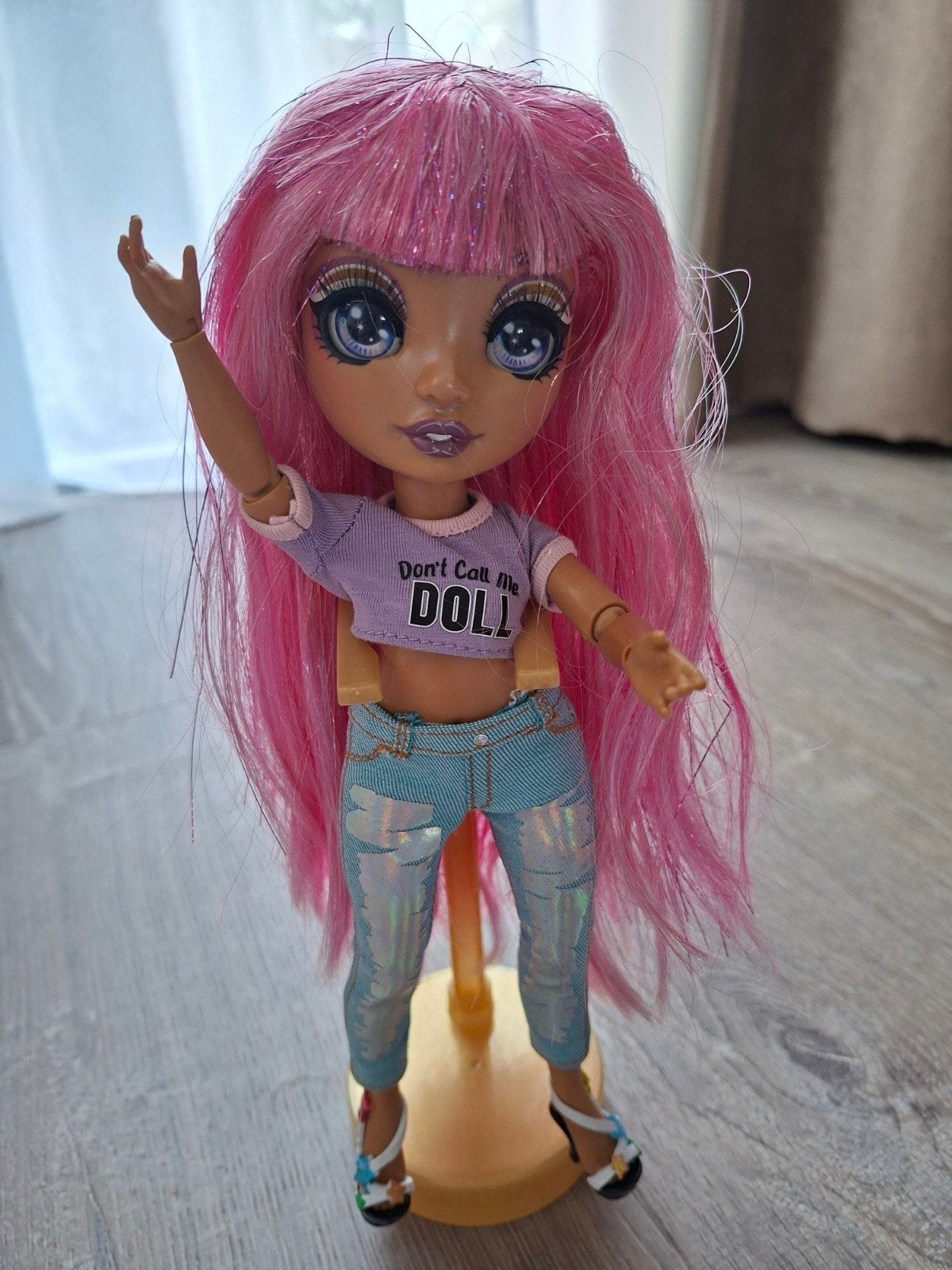 Rainbow High Modepop met Roze Haar en Accessoires, Ophalen, Zo goed als nieuw, Overige typen