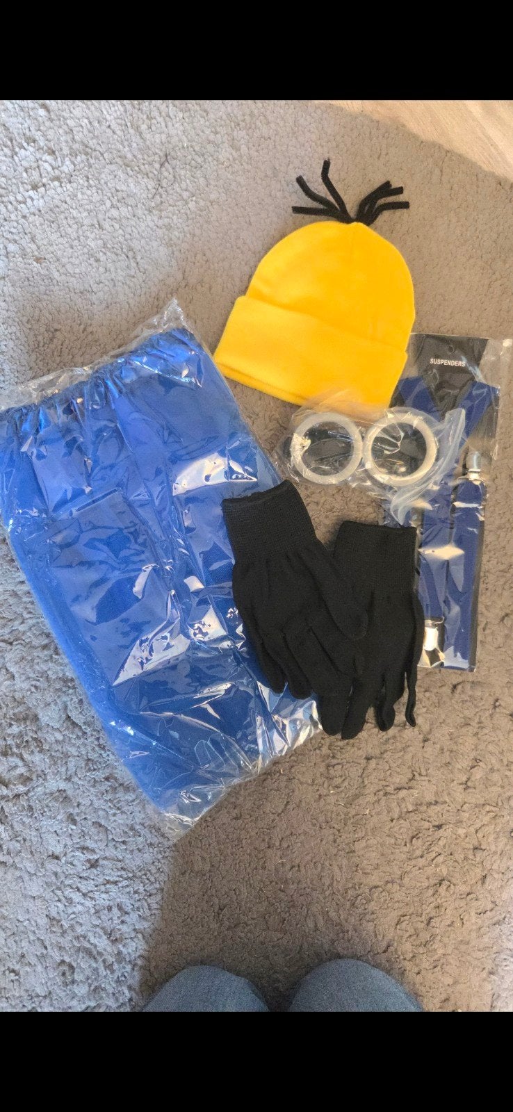 Minion Kostuum Set - Compleet met Accessoires, Ophalen of Verzenden, Nieuw, Kostuum, Carnaval