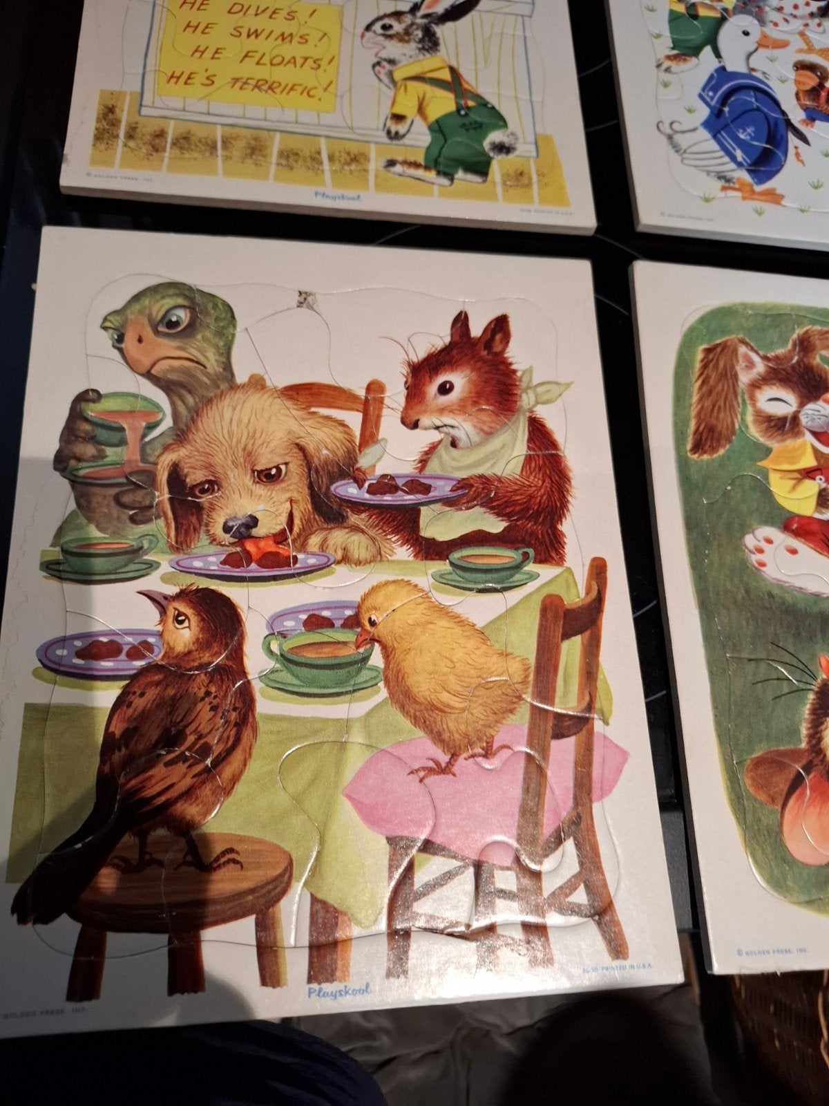 Playskool legpuzzels - Dieren thema, Ophalen of Verzenden, Gebruikt