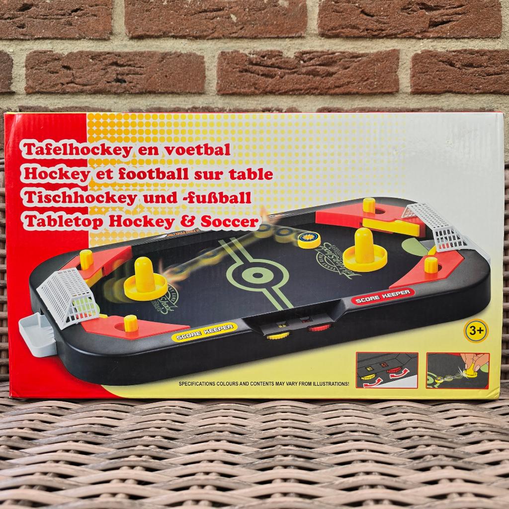 Goede staat! Tafelvoetbal- & Airhockey tafel, Ophalen of Verzenden, Gebruikt